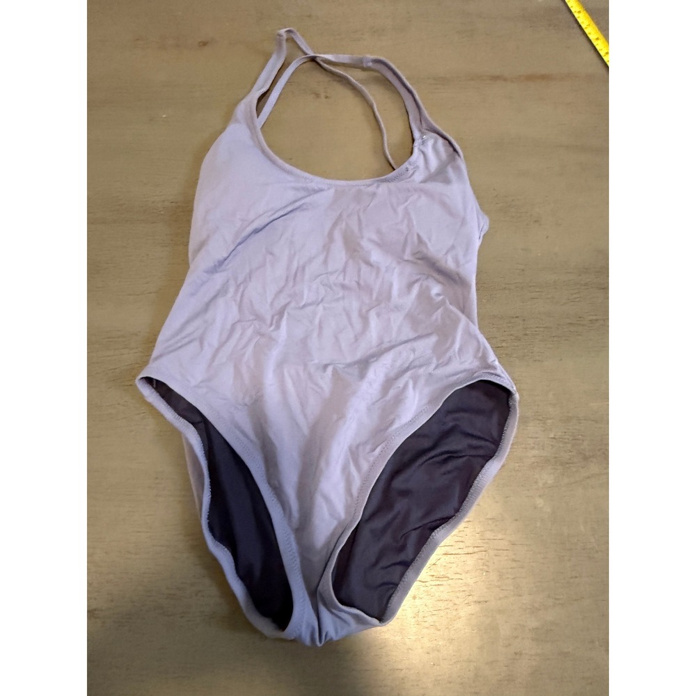 Gap Womens Lavender Purple One Piece Swimsuit Strappy Back Size L